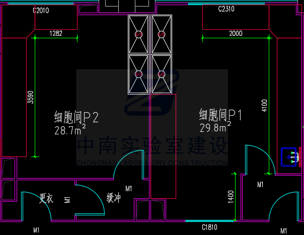 微生物细胞培养实验室